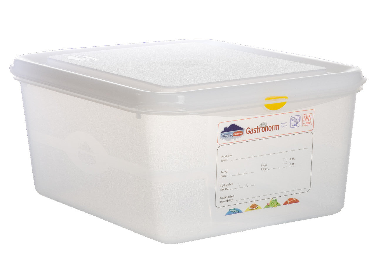 GN Storage Container 1/2 150mm Deep 10L 6 Pack