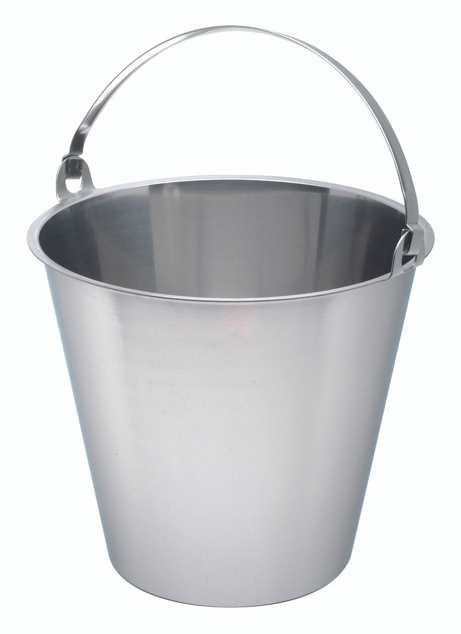 Swedish S/St. Bucket 12 Litre Graduated