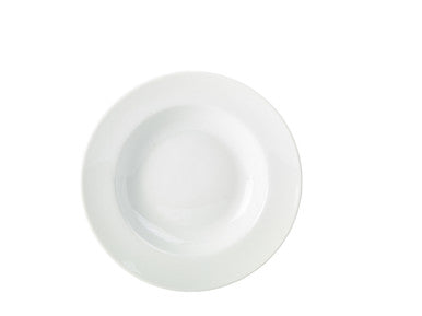 Genware Porcelain Soup Plate/Pasta Dish 27cm/10.75" 6 Pack