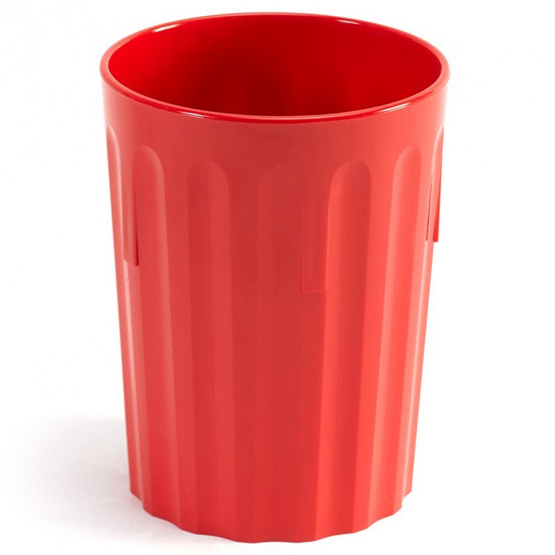 Polycarbonate Fluted Tumbler 250ml Coloured