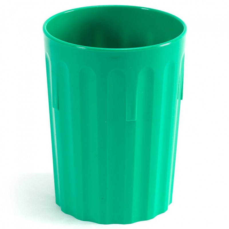 Polycarbonate Fluted Tumbler 250ml Coloured