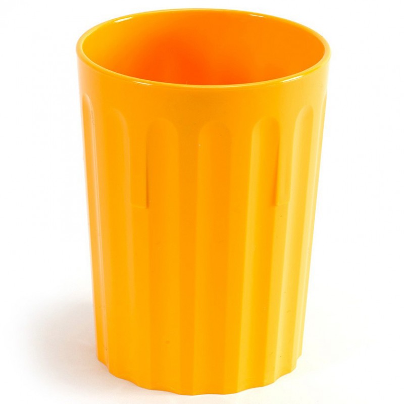 Polycarbonate Fluted Tumbler 250ml Coloured