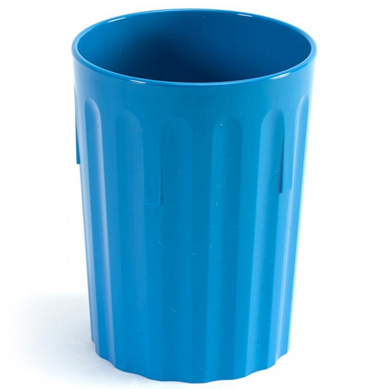 Polycarbonate Fluted Tumbler 250ml Coloured