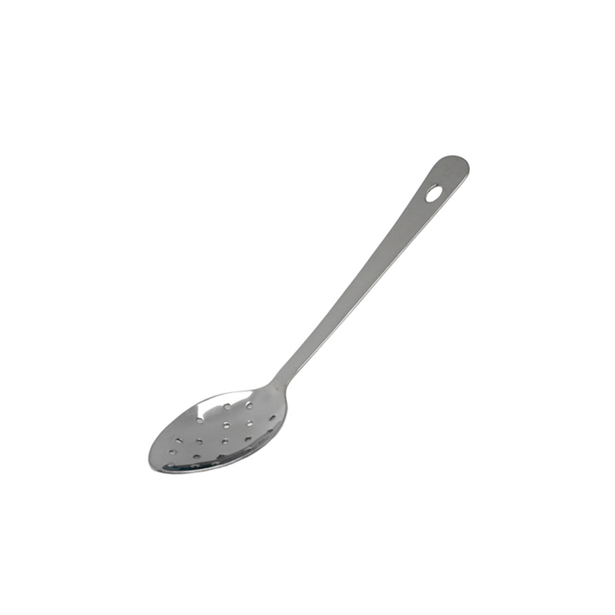 S/St.Perforated Spoon 10" With Hanging Hole
