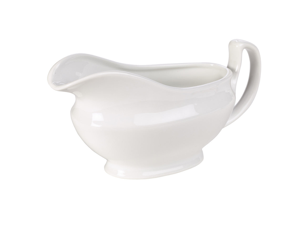 Genware Porcelain Sauce Boat 40cl/14oz 6 Pack