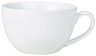 Genware Porcelain Bowl Shaped Cup 17.5cl/6oz 6 Pack