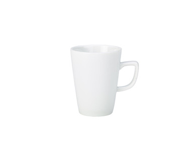 Genware Porcelain Conical Coffee Mug 22cl/7.75oz 6 Pack