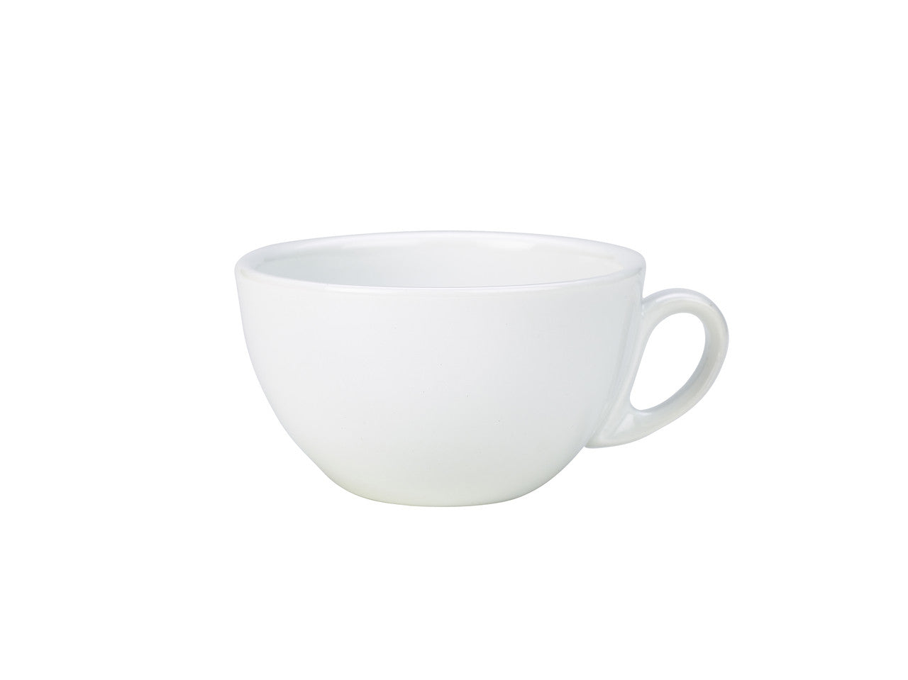 Genware Porcelain Italian Style Bowl Shaped Cup 28cl/10oz 6 Pack