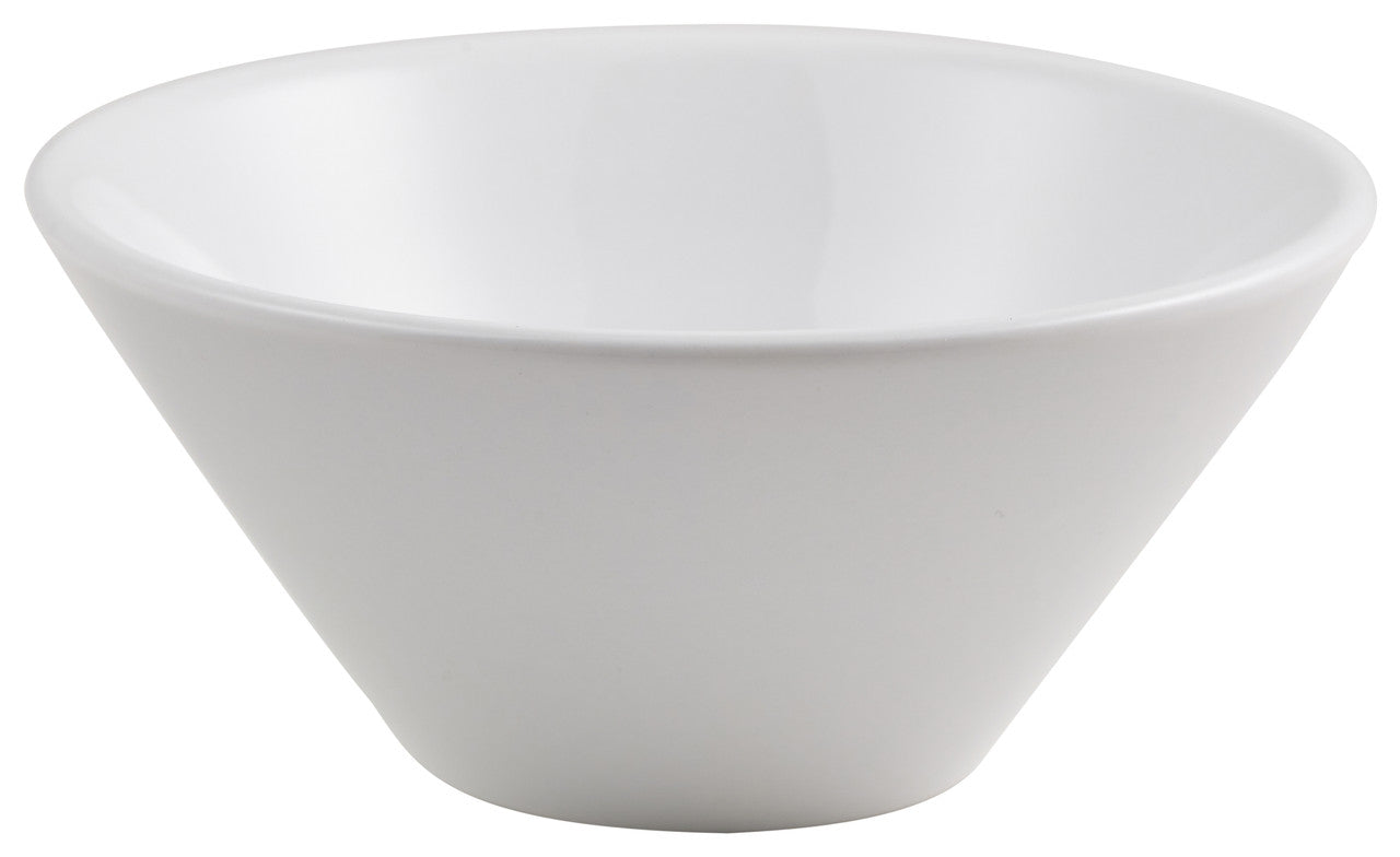 Genware Porcelain Low Conical Bowl 13.5cm/5.25" 6 Pack