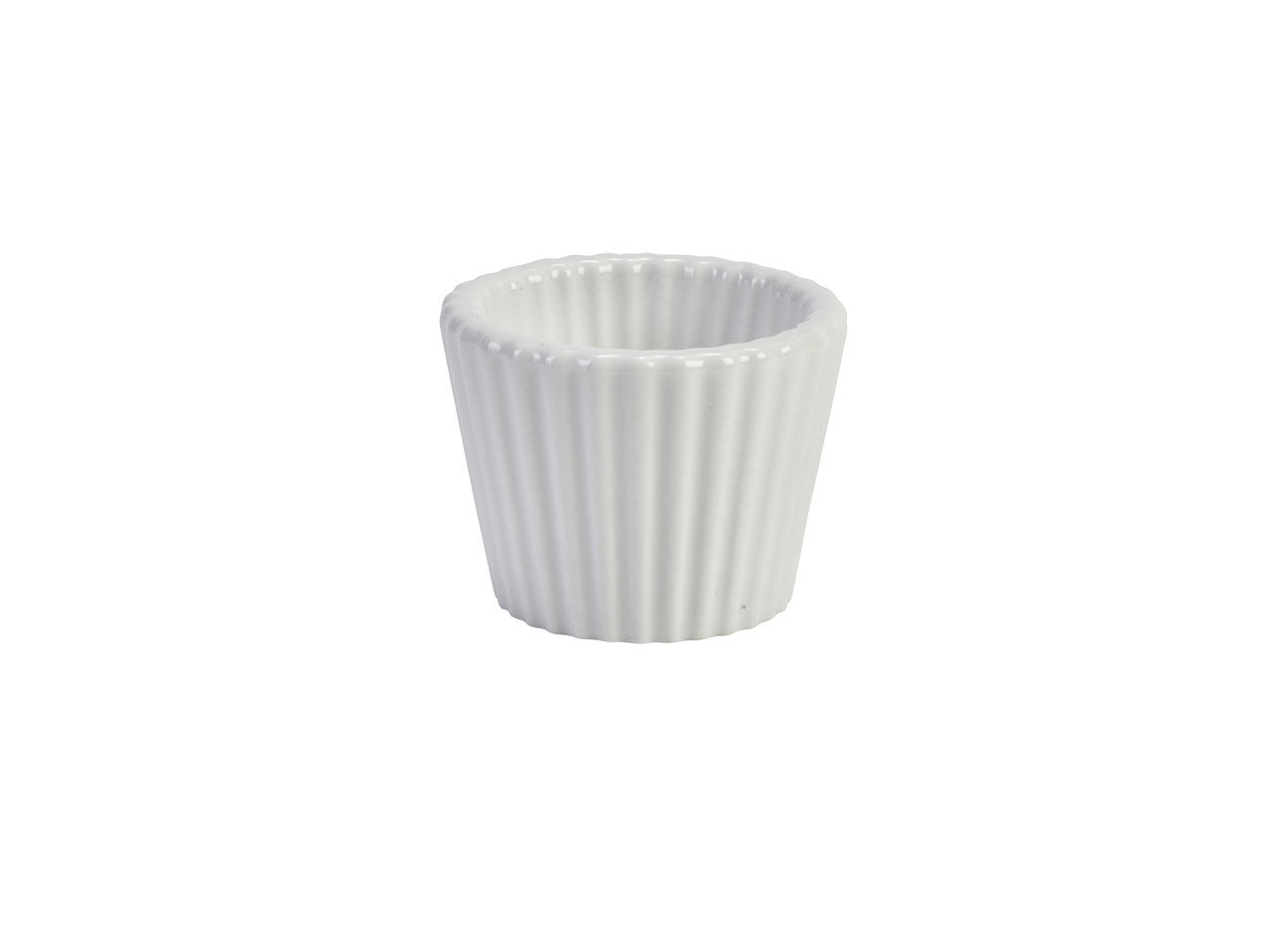 Genware Porcelain Fluted Ramekin 5.8cm/2.25" 12 Pack