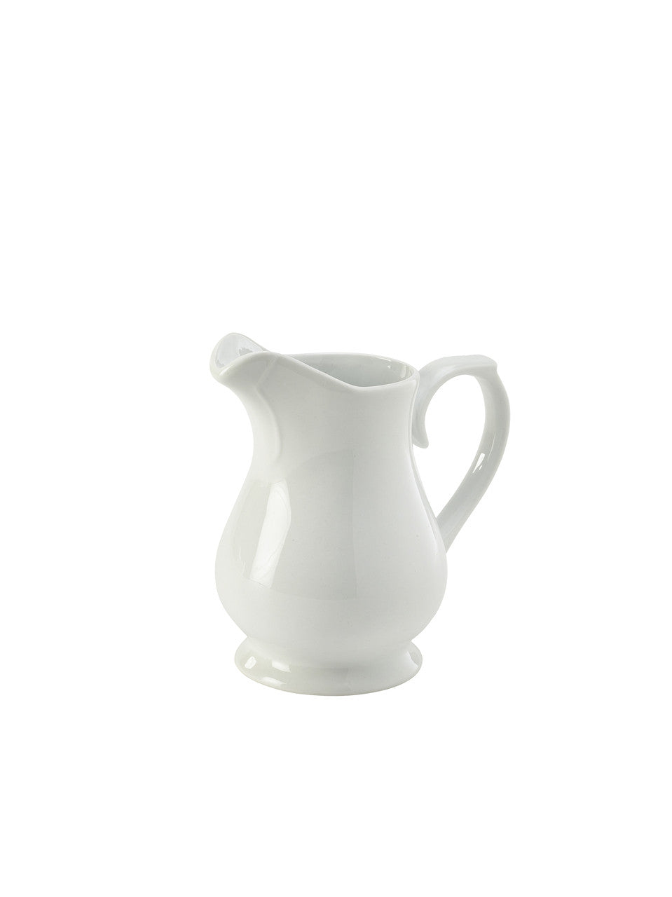Genware Porcelain Traditional Serving Jug 28cl/10oz 6 Pack
