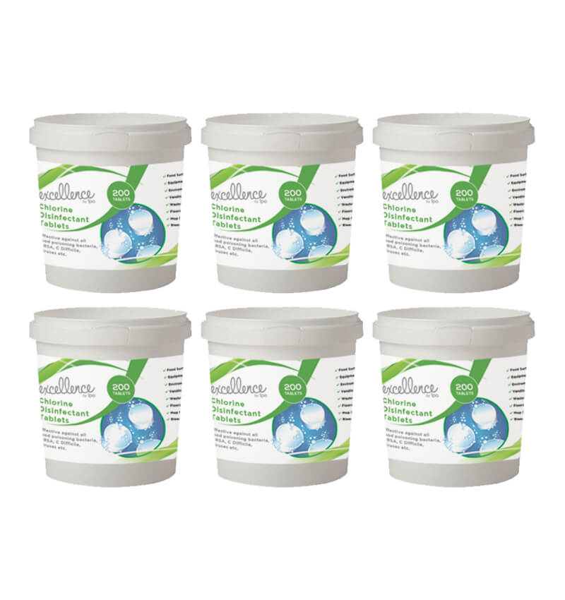 Excellence Chlorine Disinfectant Tablets 200 Pack