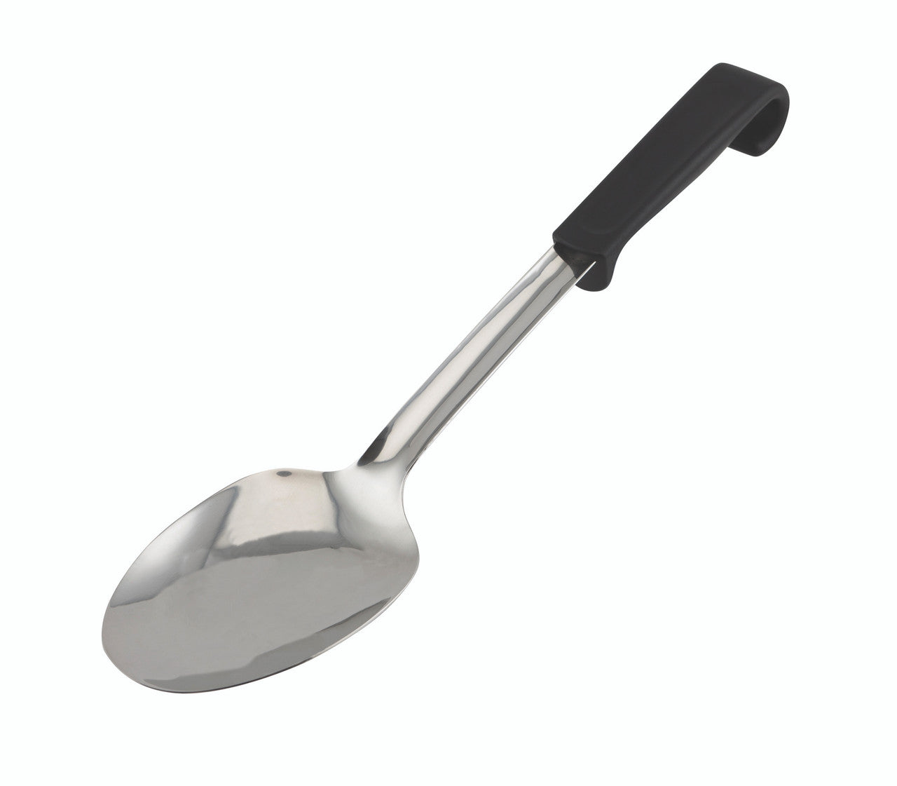 Genware Plastic Handle Spoon Plain Black