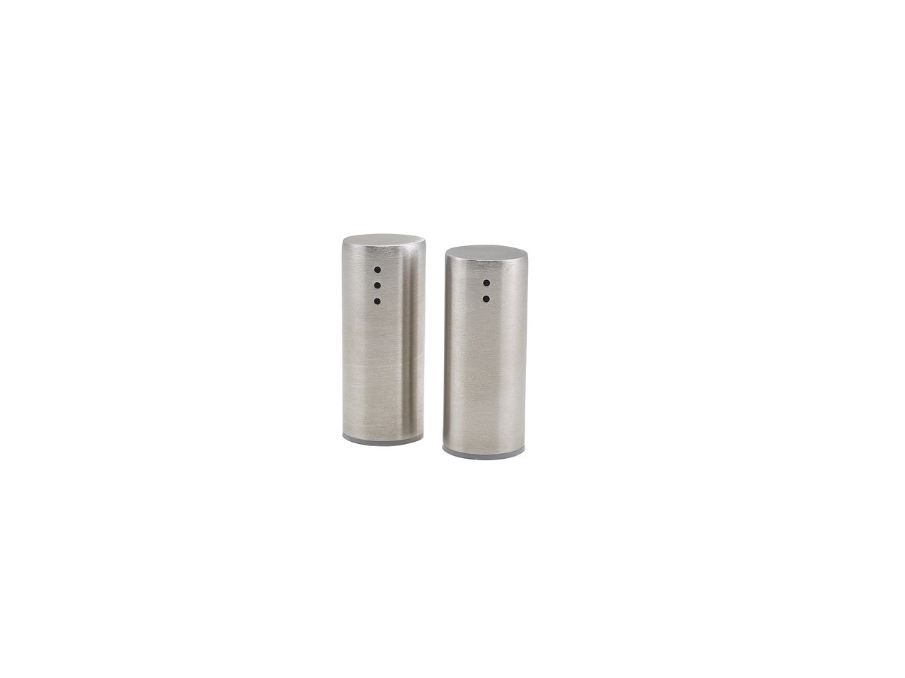Stainless Steel Straight Sided Salt & Pepper Set 7.5cm