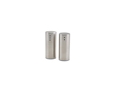 Stainless Steel Straight Sided Salt & Pepper Set 7.5cm