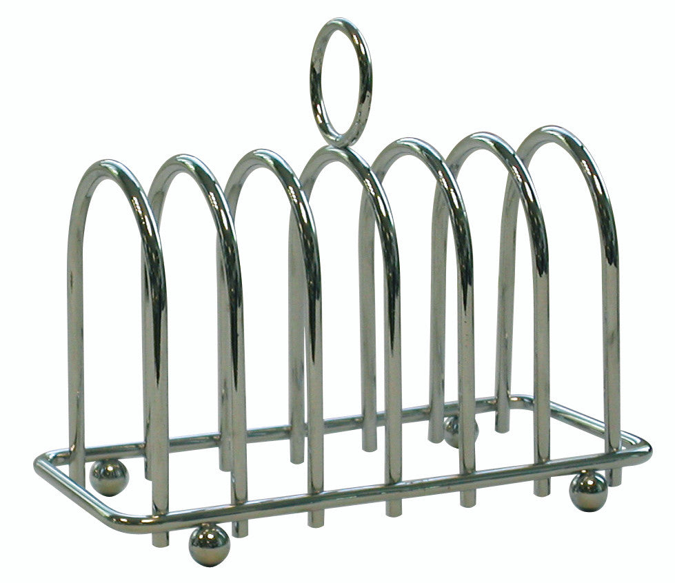 Chrome Horseshoe 6 Slice Toast Rack