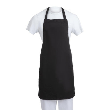 Whites Bib Apron Polycotton Black A279