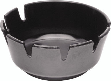 Melamine Deep Ashtray Black 100mm Dia