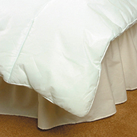 Corner of a White Single Duvet