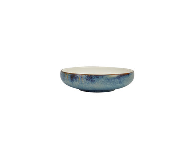 Terra Porcelain Aqua Blue Two Tone Coupe Bowl 20.5cm 6 Pack