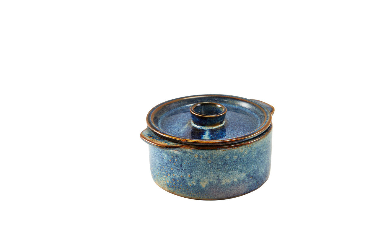 Terra Porcelain Aqua Blue Mini Casserole Dish 14cm 6 Pack Group Image