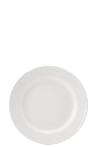 Utopia Pure White Wide Rim Plate 6.75 Inch 17cm 24 Pack