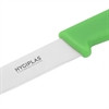 Close up shot of the blade of Hygiplass Paring Knife Green colour 3 inch.