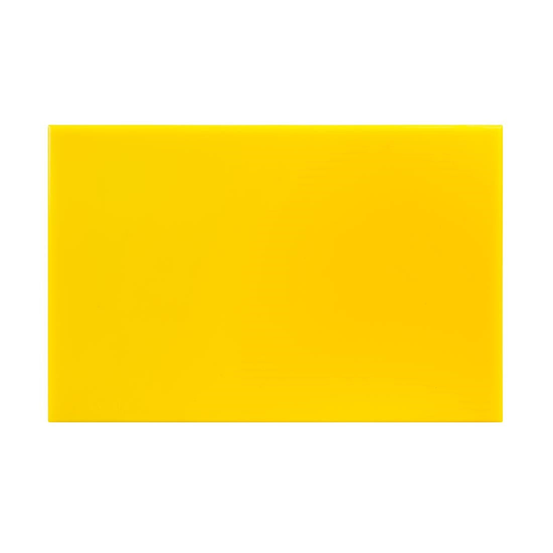 Full shot of Yellow Colour High Density Chopping Board.
