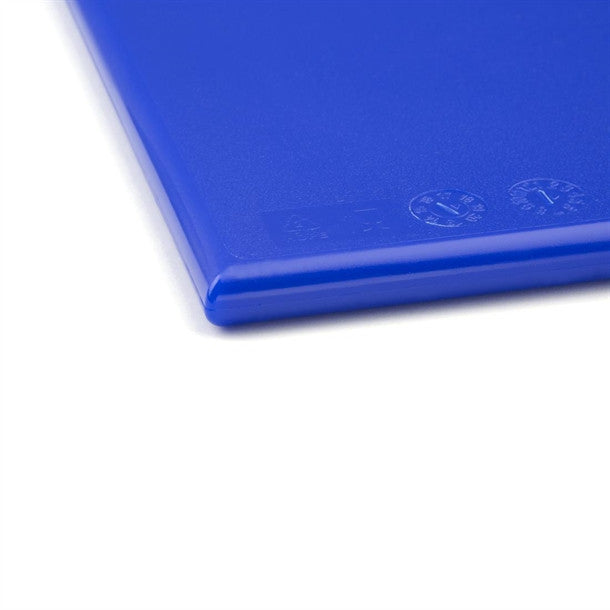Half shot of High Density Chopping Board Blue colour.