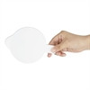 A hand holding a polycarbonate Jug Lid.