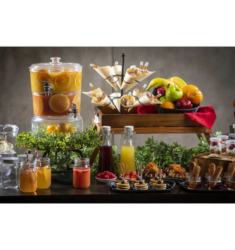 Disposable Bamboo Serving Cone Large 7 x 18cm Indoors