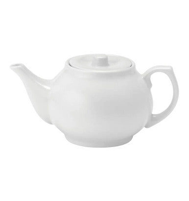 Utopia Pure White Teapots 430ml 4 Pack