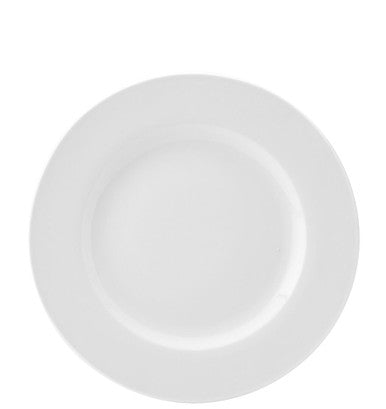 Utopia Pure White Wide Rim Plates 10.6" 27cm 18 Pack