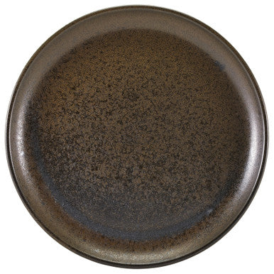 Terra Porcelain Black Coupe Plate 30.5cm 6 Pack
