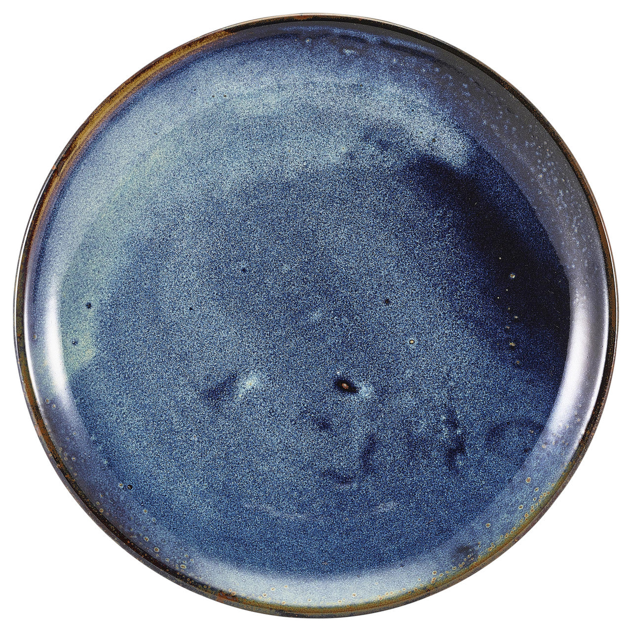 Terra Porcelain Aqua Blue Coupe Plate 30.5cm 6 Pack Group Image