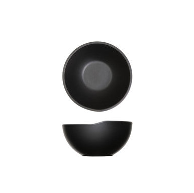 Black Copenhagen Melamine Bowl 15.5 x 7.5cm 6 Pack