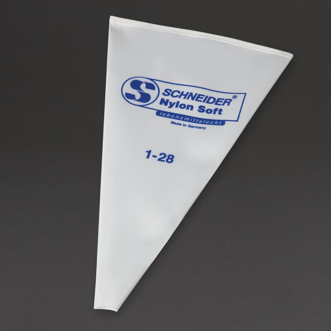 Schneider Nylon Ultra Flex Piping Bag Size 1 280mm in black background.