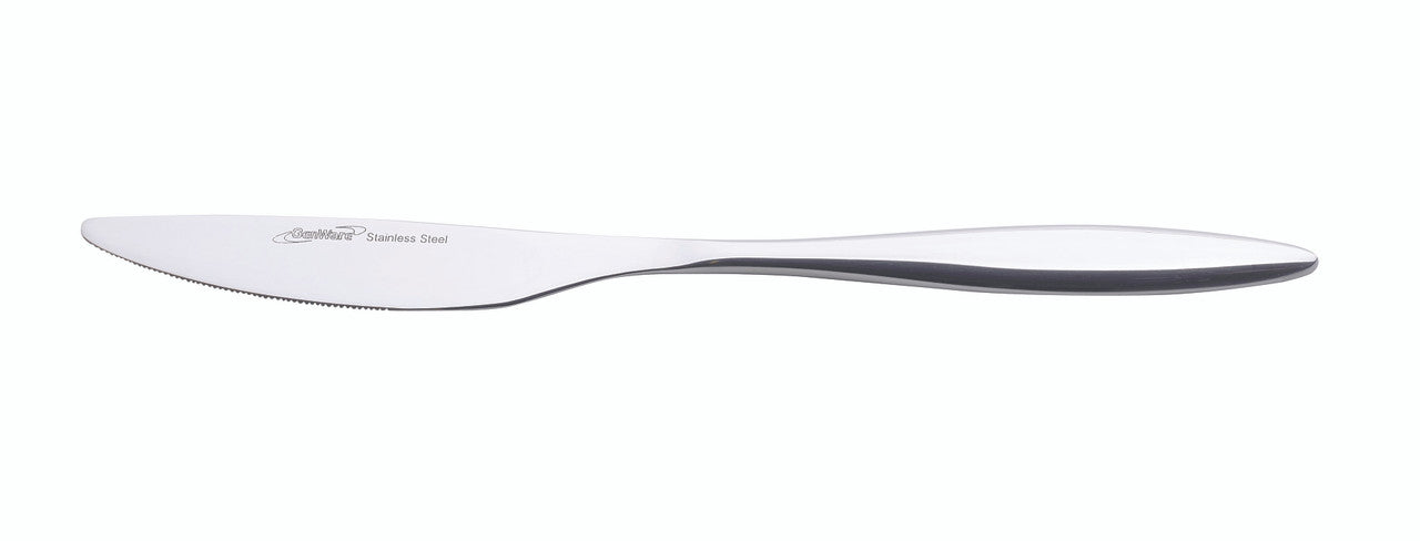 Genware Teardrop Dessert Knife 18/0 (Dozen) With Colours