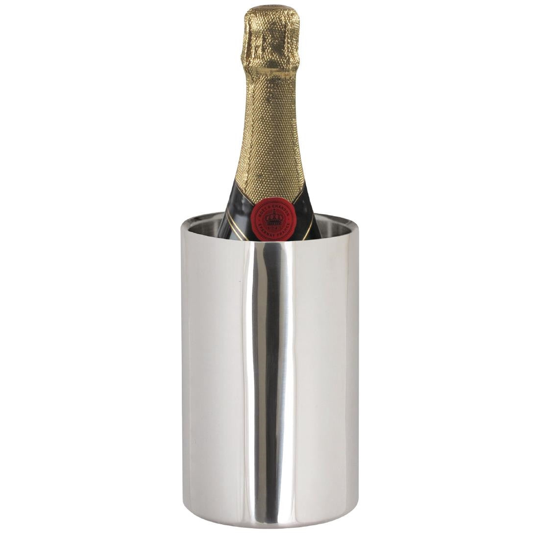 Olympia Polished Stainless Steel Wine And Champagne Cooler DM118