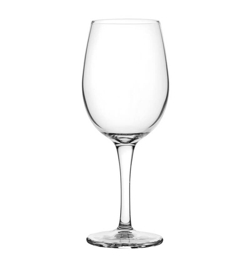 Full shot of empty Imperial Plus Wine Goblet 11 oz