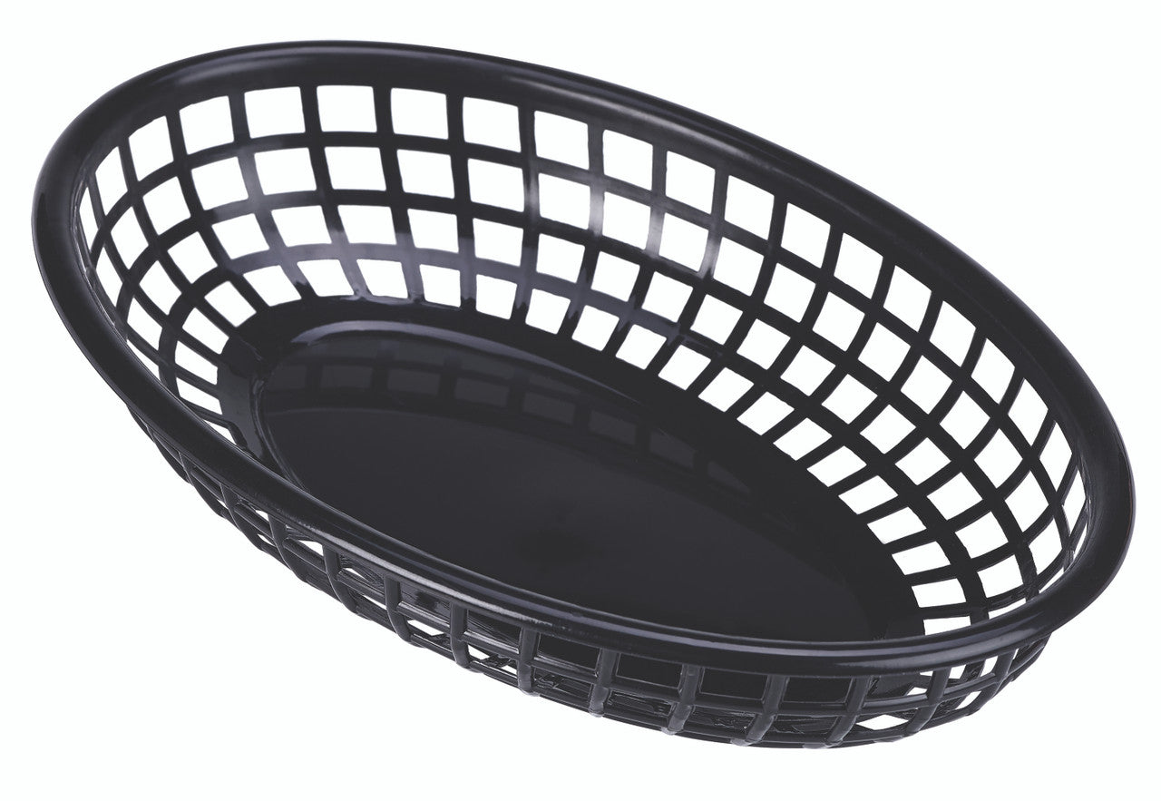 Fast Food Basket Black 23.5 x 15.4cm 6 Pack