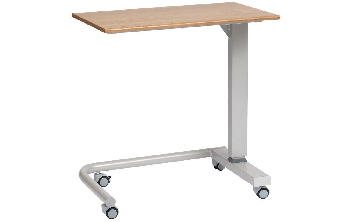 Alerta Overbed Table Gas Lift Oak