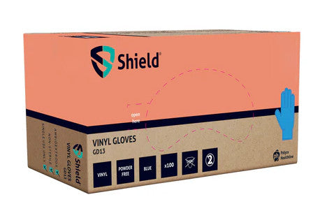 Vinyl Gloves Powder Free Blue