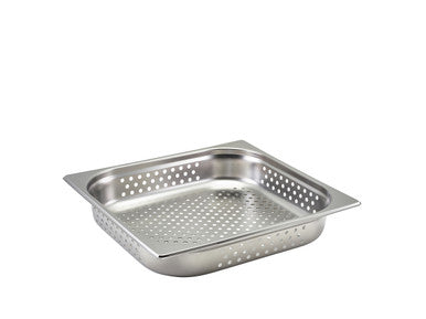 GenWare Perforated St/St Gastronorm Pan 2/3 - 65mm Deep