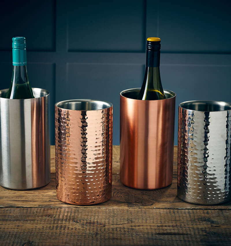 GenWare Polished Stainless Steel Wine Cooler Photo