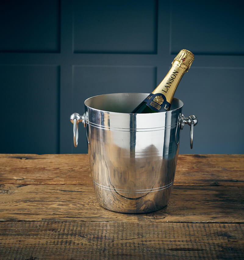 Aluminium Wine Bucket 7.1/2" Dia X 8.1/2" Photos