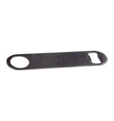 S/St. 'Bar Blade' Flat Bottle Opener 7"