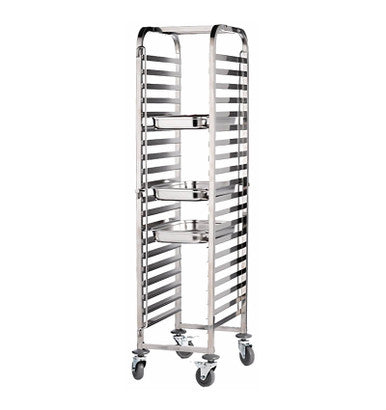 St/St. Gastronorm 1/1 Trolley 20 Shelves