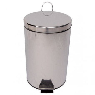 12Ltr Stainless Steel Pedal Bin