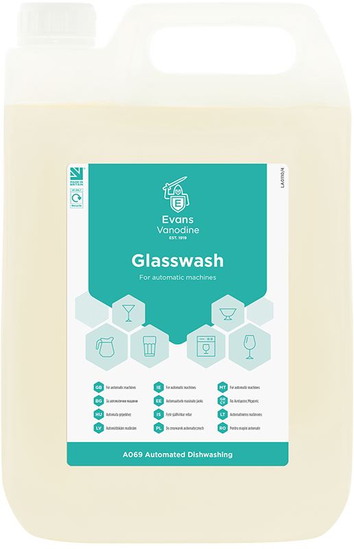 Evans Glasswash 5 Ltr